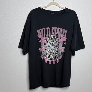 Zutter Wild Spirit Black Graphic Tee M/L